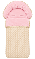 Vognpose - Krem og rosa